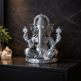 Estátua Ganesha – Decoração Espiritual Premium para Sala, Escritório e Aparador em Oferta na Shopee