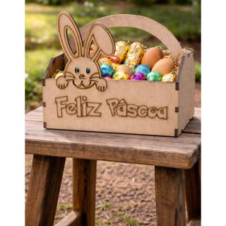 Kit 10 Unidades Caixote Coelho De Pascoa Para Bombons 1309 em Oferta na Shopee