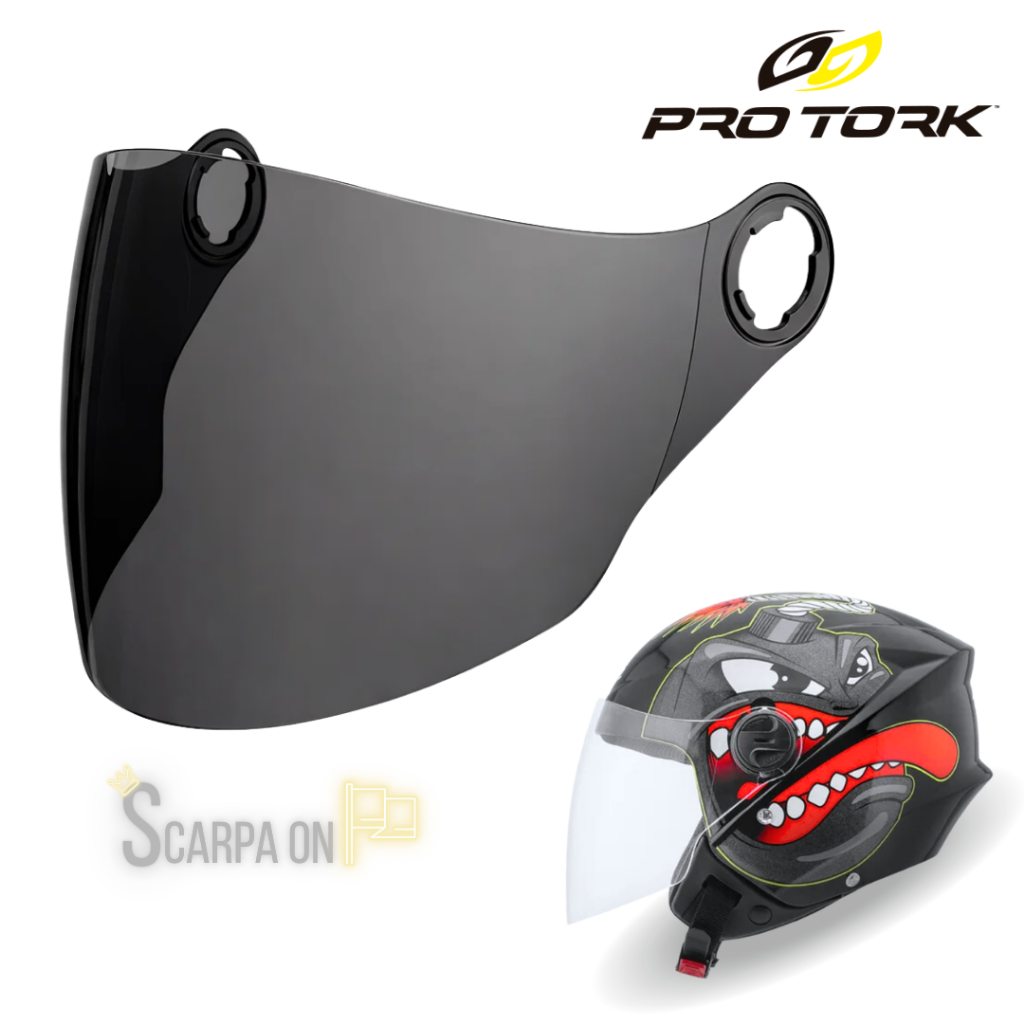 Viseira Fumê Capacete New Atomic New Liberty 3 Etceter Modelos Aberto Pro Tork
