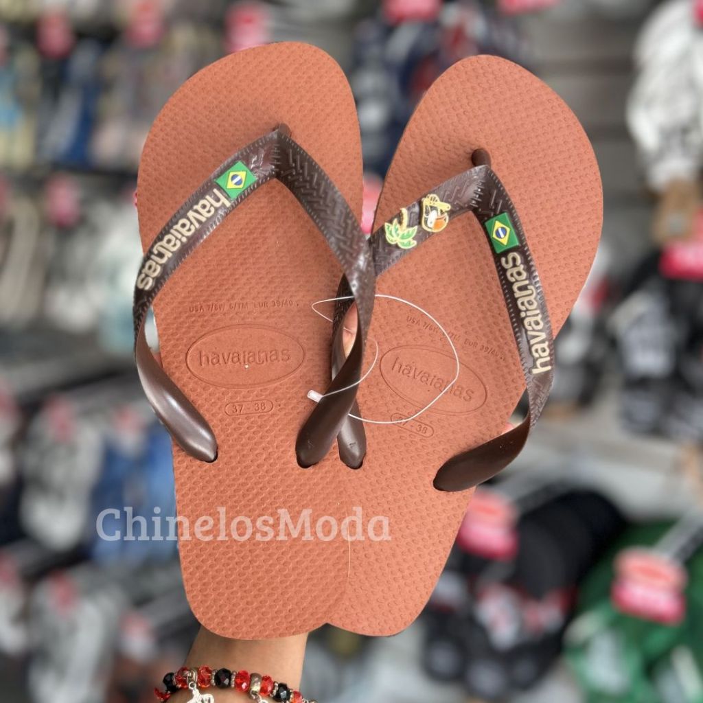 Havaianas Brasil Chinelo Logo Original Unissex ORIGINAL Bandeira em Oferta na Shopee
