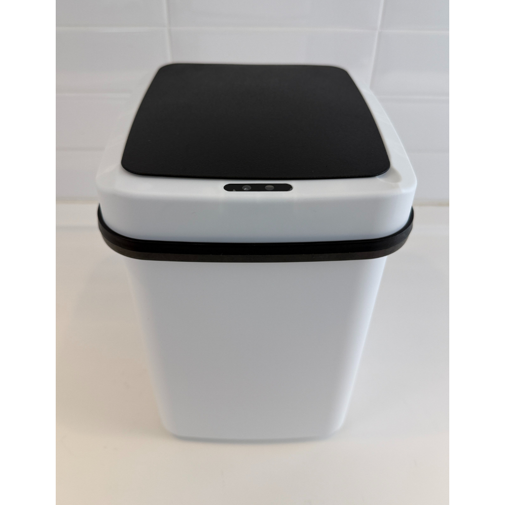 Lixeira Inteligente 12 Litros Com Sensor Abertura Automática Sem Toque Cozinha Banheiro