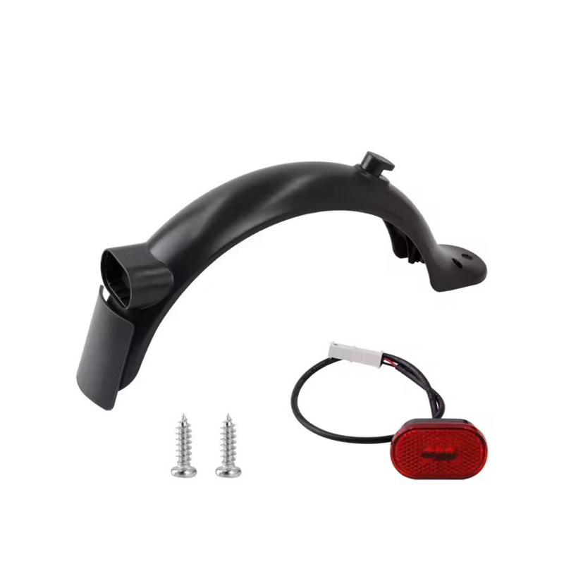 Pará-lama Com lanterna Vertical modelo 2026 Compatível Foston S09 Pro S08 M365 Peças Patinete Elétrico