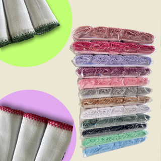 Kit 10 Fraldas de Pano com Acabamento na Picueta Artesanato Pinte e borde Enxoval Bebê Menino Menina em Oferta na Shopee