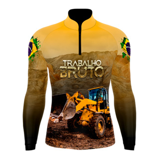 Camisa Camiseta Agro Bruto fazenda agricultura Pá Carregadeira com proteção UV 50+ em Oferta na Shopee