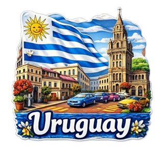 COLEÇÃO N°1 - EXCLUSIVA – ÍMÃS TURÍSTICOS DO URUGUAI em Oferta na Shopee