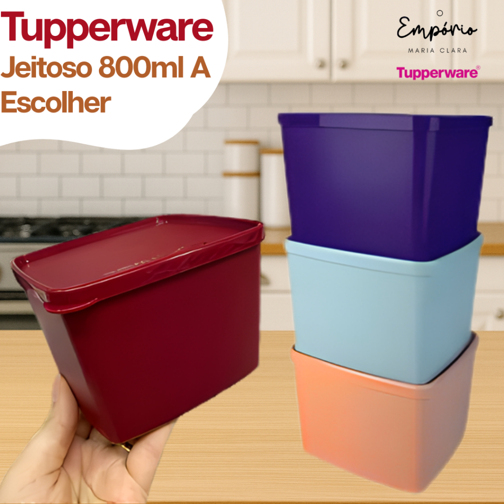 Tupperware Jeitoso Freezer, Congelador e Geladeira 800ml