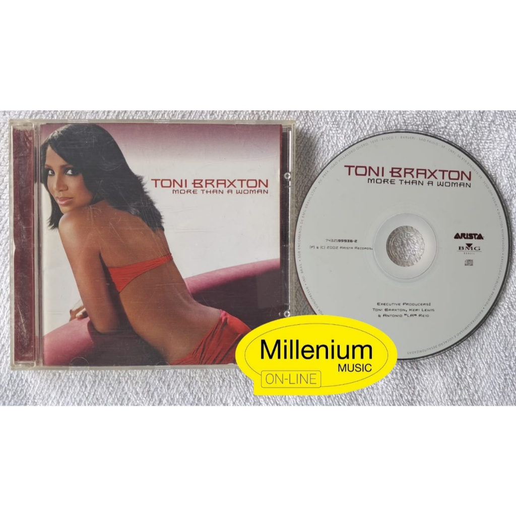 CD Toni Braxton  More Than A Woman 2002 Original Gravadora Colecionador Ótimo Estado