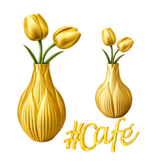 Kit 2 Vasos Decorativo Longo + Letreiro Gratidão ou Fé Moderno Minimalista Aparador Mesa Decoração em Oferta na Shopee