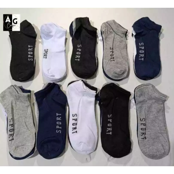 KIT 24 Pares Meias Soquete Masculina/Feminina Conforto Cano Curto