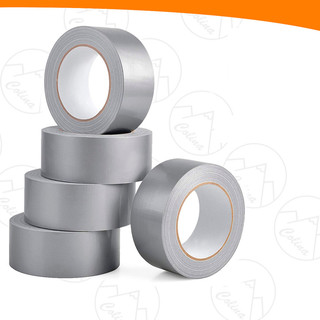 Kit Fita Silver Tape 5 a 50m Prata Reforçada Adesiva Multiuso Vários Tamanhos Até Para Reparos