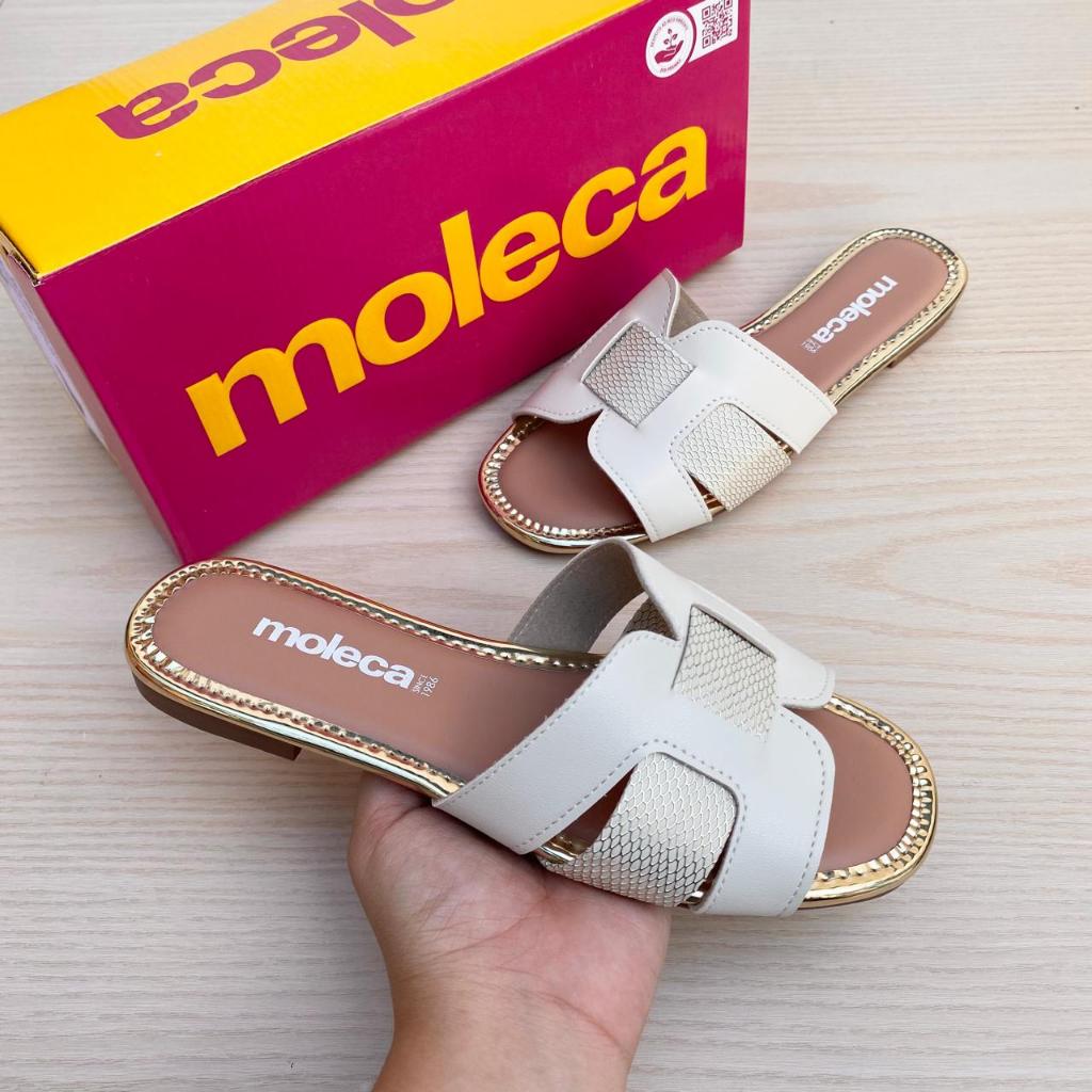 Sandália Feminina Moleca Rasteirinha Confortável Leve Moda Verão Casual Moderno