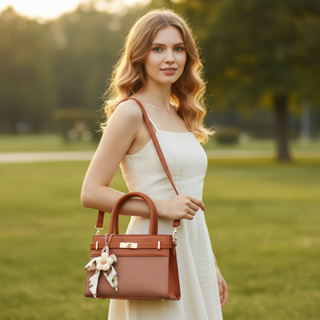 Bolsa Feminina Layton Vivian Estruturada Elegante Luxo Compacta Alça de Mão e Transversal Moderna em Oferta na Shopee