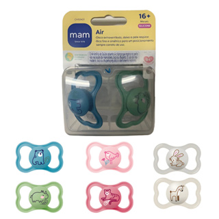 Chupeta Air Mam 16+ Meses Escudo Extraventilado Embalagem Dupla (16m+) em Oferta na Shopee