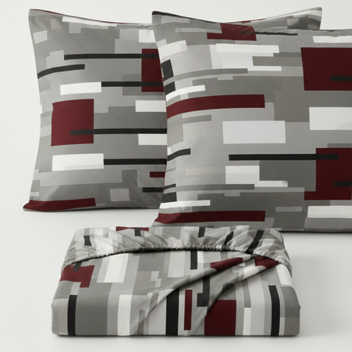 Jogo de Cama 400 Fios Casal Roupa de Cama Queen e Lençol Solteiro Tecido Aveludado Macio Premium