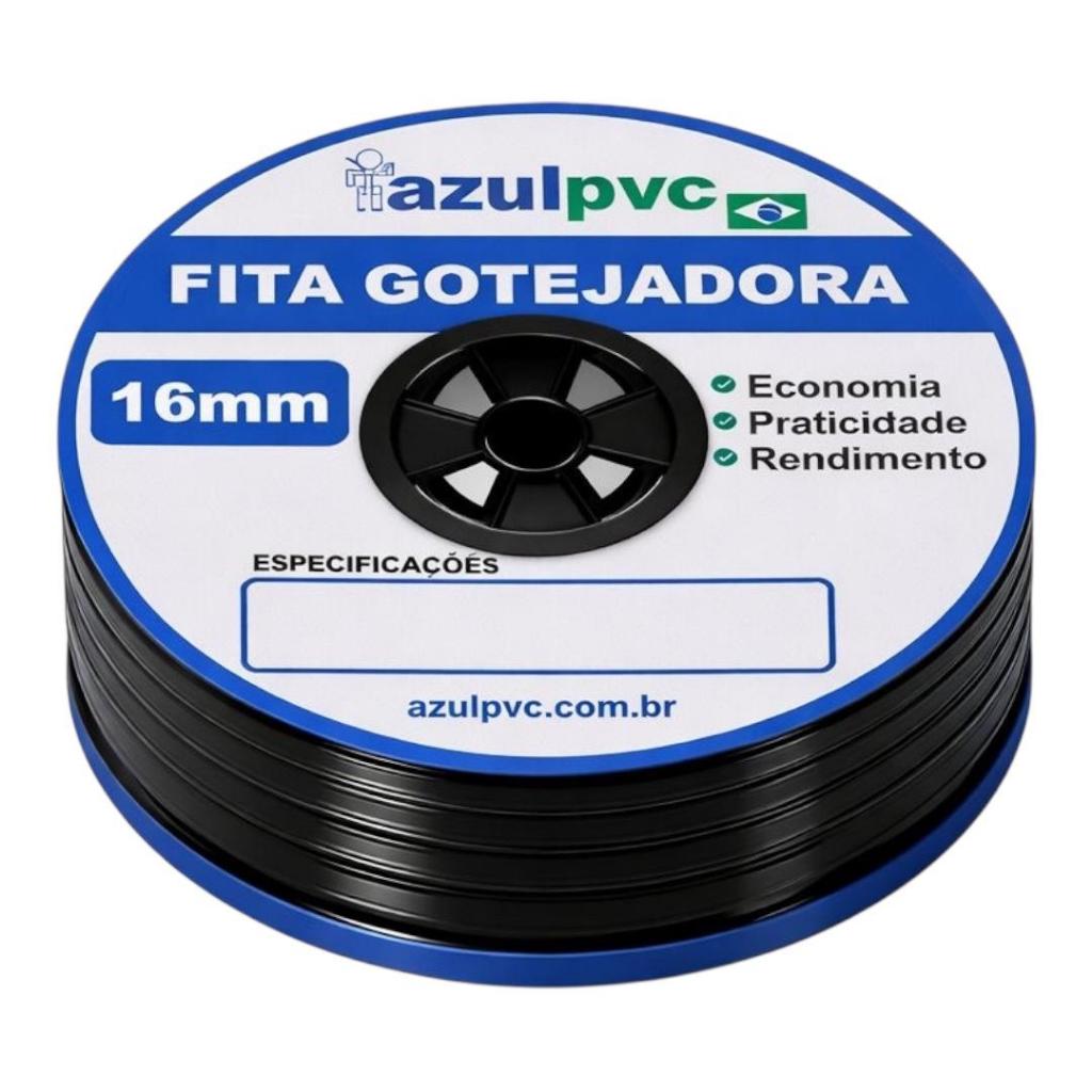 MANGUEIRA GOTEJADORA DE IRRIGAÇÃO 16mm 50cm 1,5l- 1000mt