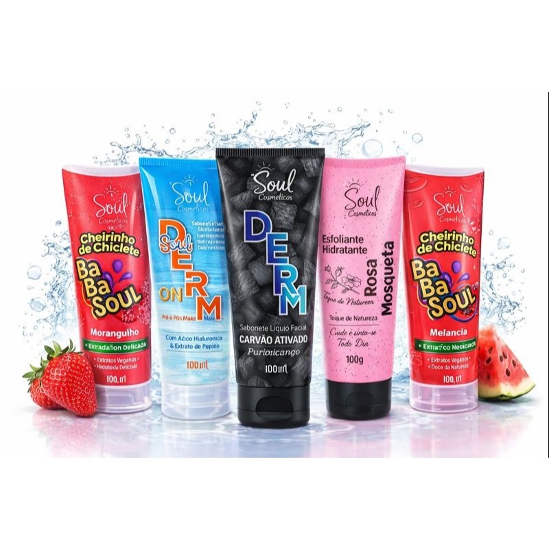 Sabonete Líquido Facial Corporal Babasoul Demaquilante