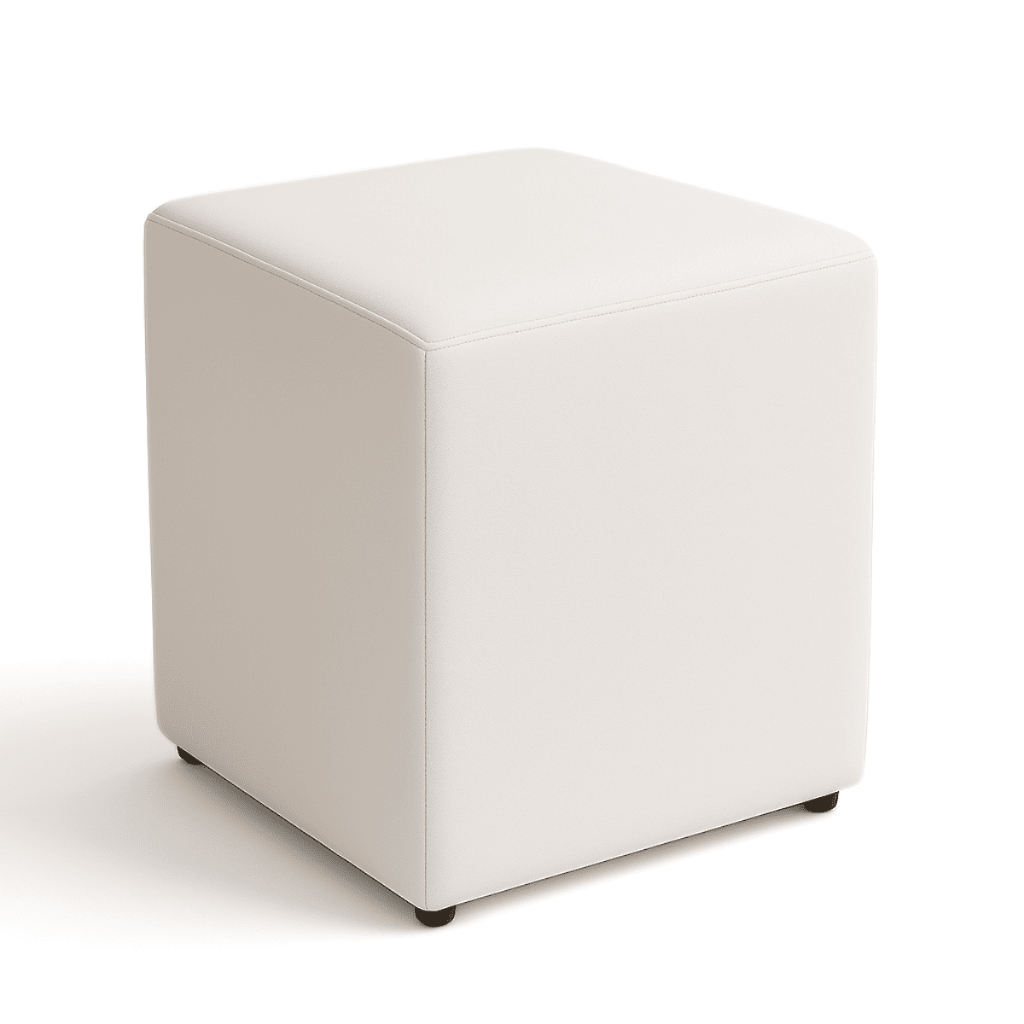 Puff Quadrado Banqueta Descanso Decoração Apoio de Pés Conforto Cubo Banquinho em Oferta na Shopee