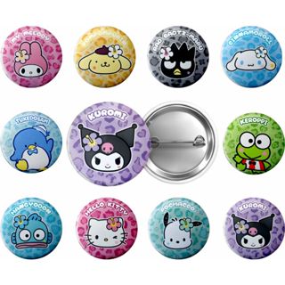 Kit 10 Botton Broches Personalizados 3,5cm - Hello Kitty em Oferta na Shopee