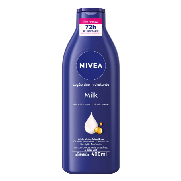 Body Loção Hidratante Milk 400ML Nivea em Oferta na Shopee