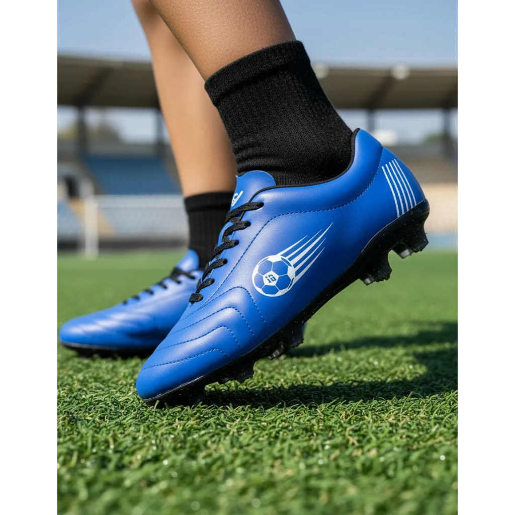 Chuteira Campo Adulto Trava Para Grama Natural Performace Conforto Treino Jogo