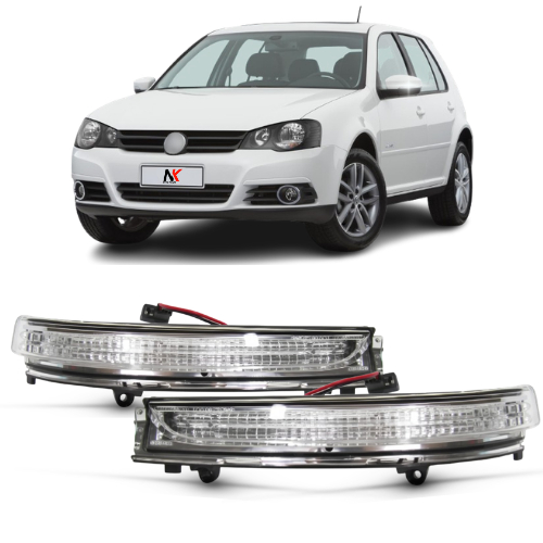 Par/Un Pisca Seta Retrovisor Golf 2012 2013 2014 1a Linha Novo em Oferta na Shopee