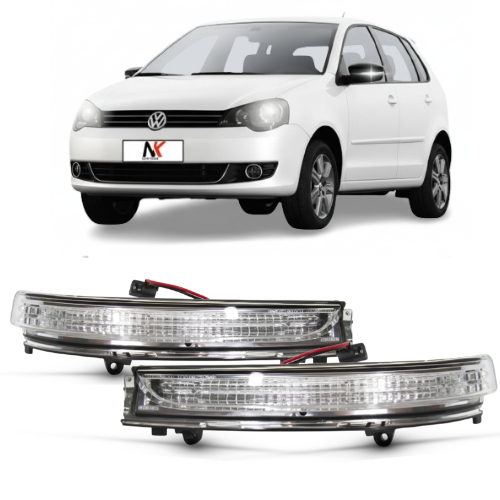 Par/Un Pisca Seta Retrovisor Polo 2013 2014 2015 2016 1a Linha Novo