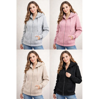 Blusa Moletom Peluciada Forrada com Bolso e Capuz Inverno 2026 ref 03 em Oferta na Shopee