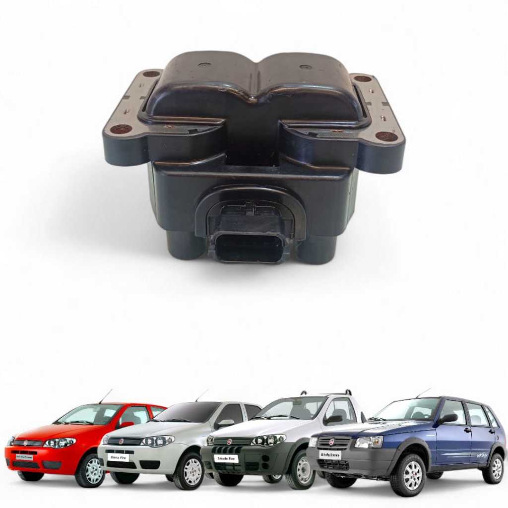 Bobina Ignição Fiat Palio Uno Siena Strada 1.0 / 1.4 8v 2005/2011 BI0014MM