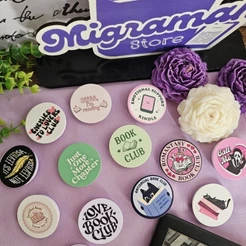 Popsocket Kindle Celular Literário Livro Book just one more chapter dragão fantasy Adesivo Magnético