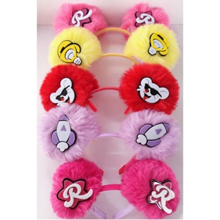 Tiara Infantil de Pompom Luxo - Dos Rosa - Emilly Vick em Oferta na Shopee