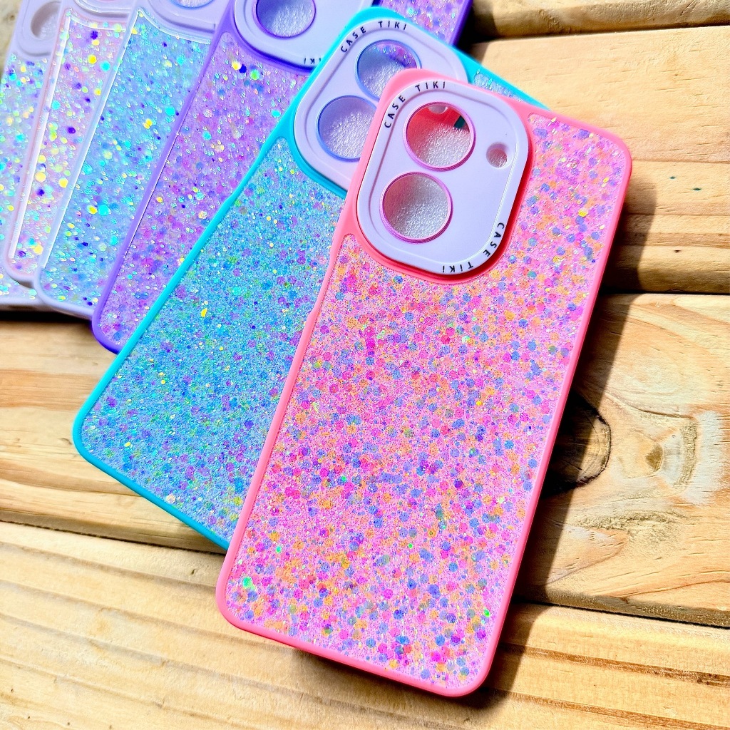 Capa capinha Anti Impacto com suporte de coração Glitter para Xiaomi  Redmi A5 -  Pop Glitter