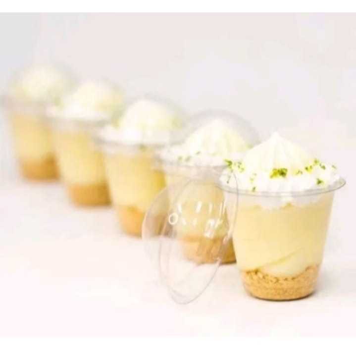 50 un Mini Copos Bolha de 25 ml com Tampa Bolha Transparente