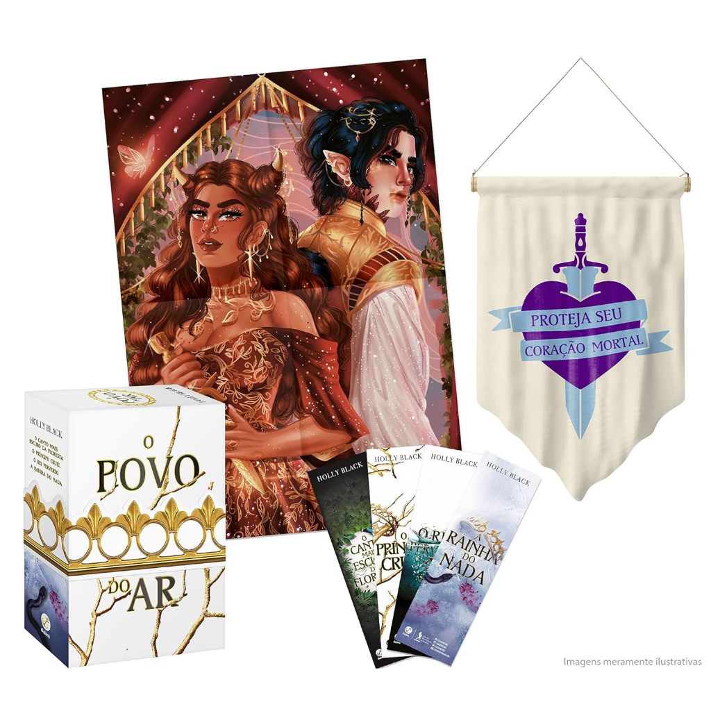 Box Povo do Ar – Holly Black | O Príncipe Cruel + O Rei Perverso + A Rainha do Nada + O Canto Mais Escuro da Floresta