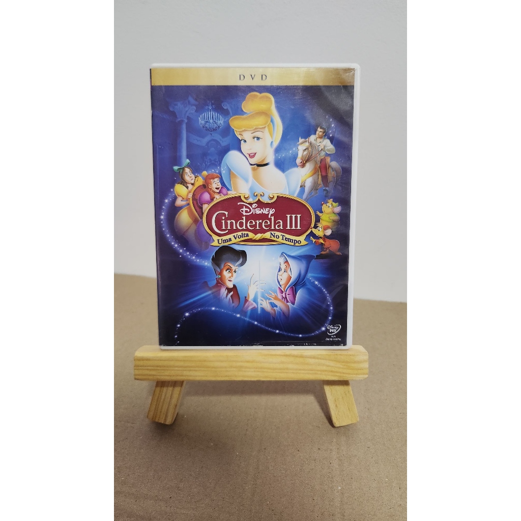 DVD - Cinderela III - Uma Volta no Tempo - Disney - Dublado