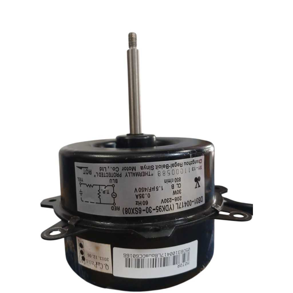 Motor Ventilador da Condensadora Samsung AQ12UWBVXXAZ DB31-00417L (YDK95-30-6SX08)
