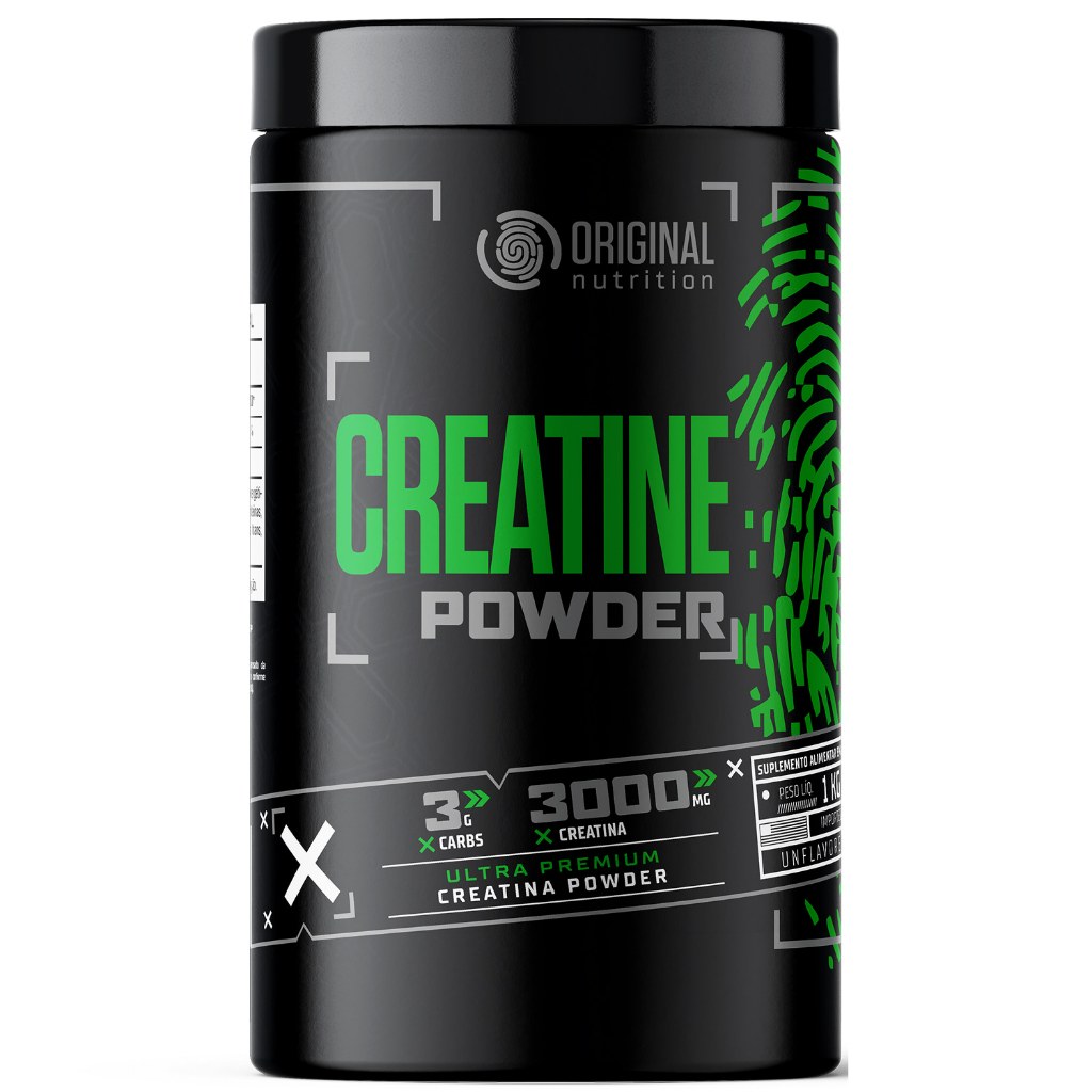 Creatina Monohidratada Powder 1KG - Original Nutrition em Oferta na Shopee
