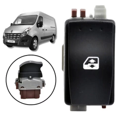 BOTÃO INTERRUPTOR VIDRO ELÉTRICO RENAULT MASTER 2010/2013