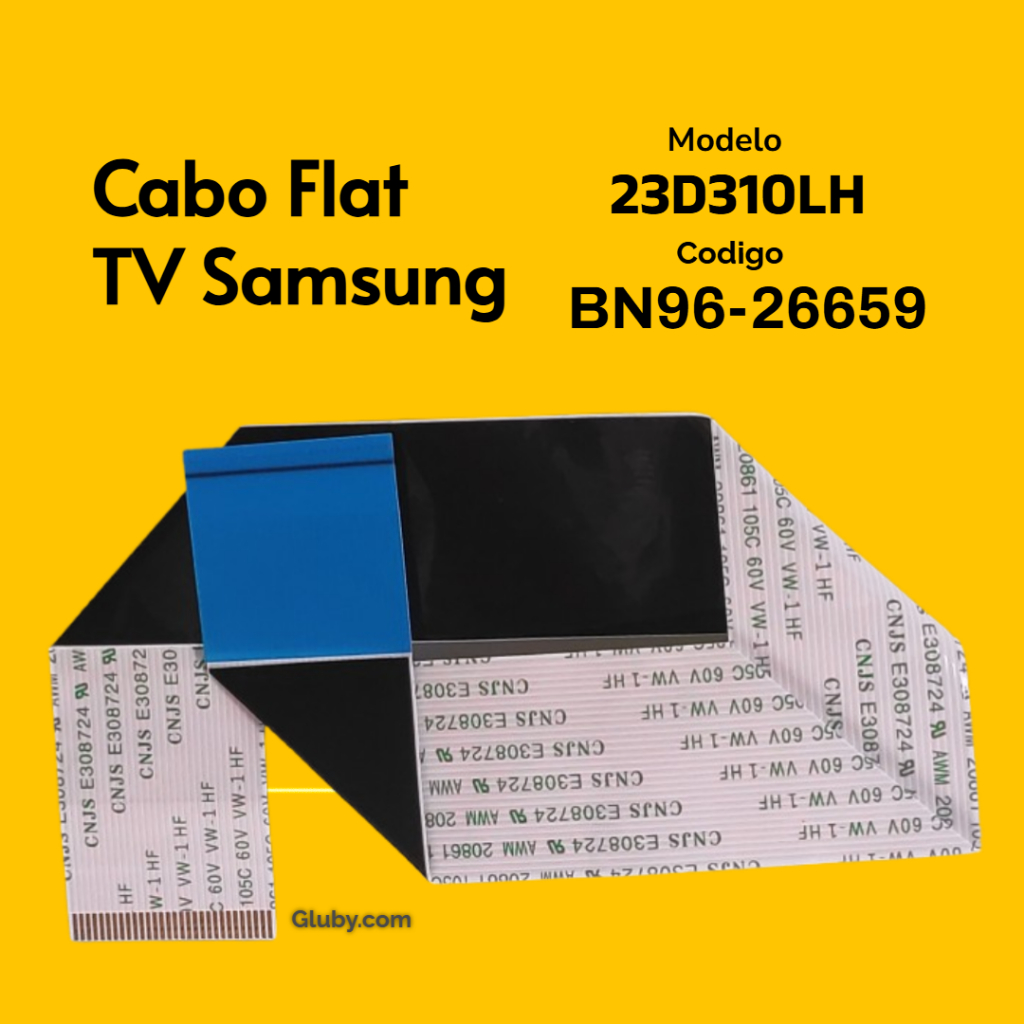 CABO FLAT TV/MONITOR SAMSUNG MODELO 23D310LH CODIGO BN96-26659T