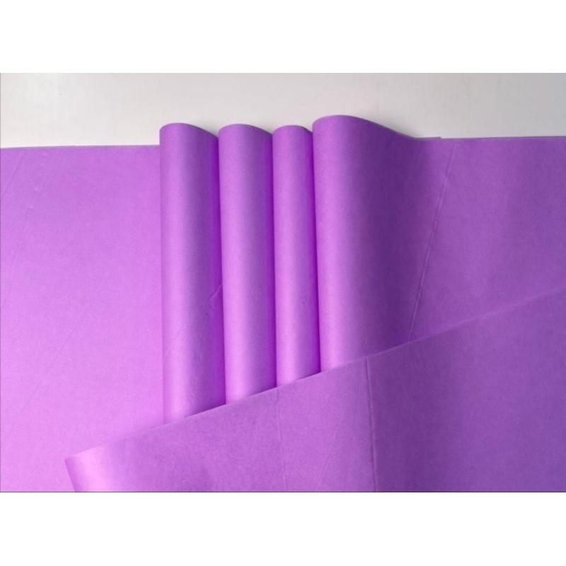 Papel de Seda 50x70 cm Pacote C/ 100 unidades - Lilás Claro em Oferta na Shopee