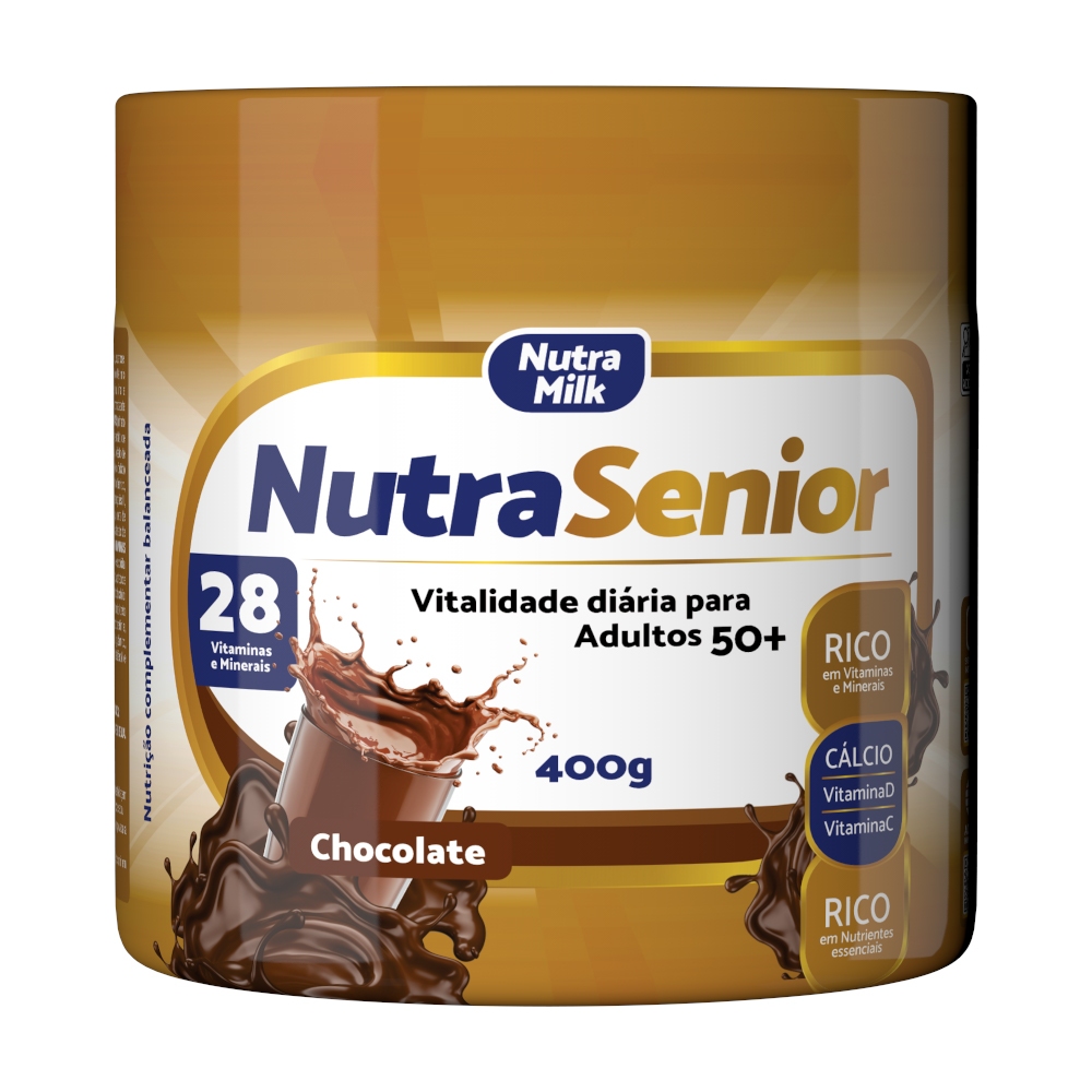 Nutra Senior Adulto 50+ Complemento Alimentar 400g 28 Vitaminas e Minerais