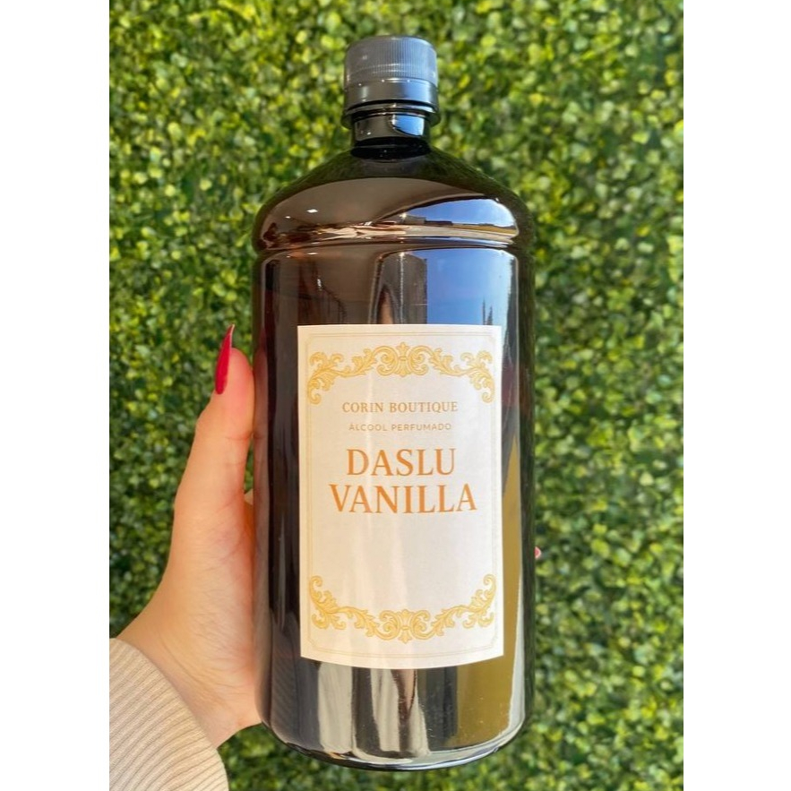 Daslu Vanilla Álcool Perfumado 1L – Limpeza com fragrância envolvente e toque sofisticado