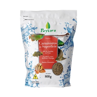 Ração Para Peixes Poytara Carnívoros De Superfície 800gr em Oferta na Shopee
