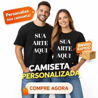 Camiseta Oversized Feminina e Masculina Personalizada Frente ou Costas Logo Estampa 100% Algodão Uniforme Empresa Casual em Oferta na Shopee