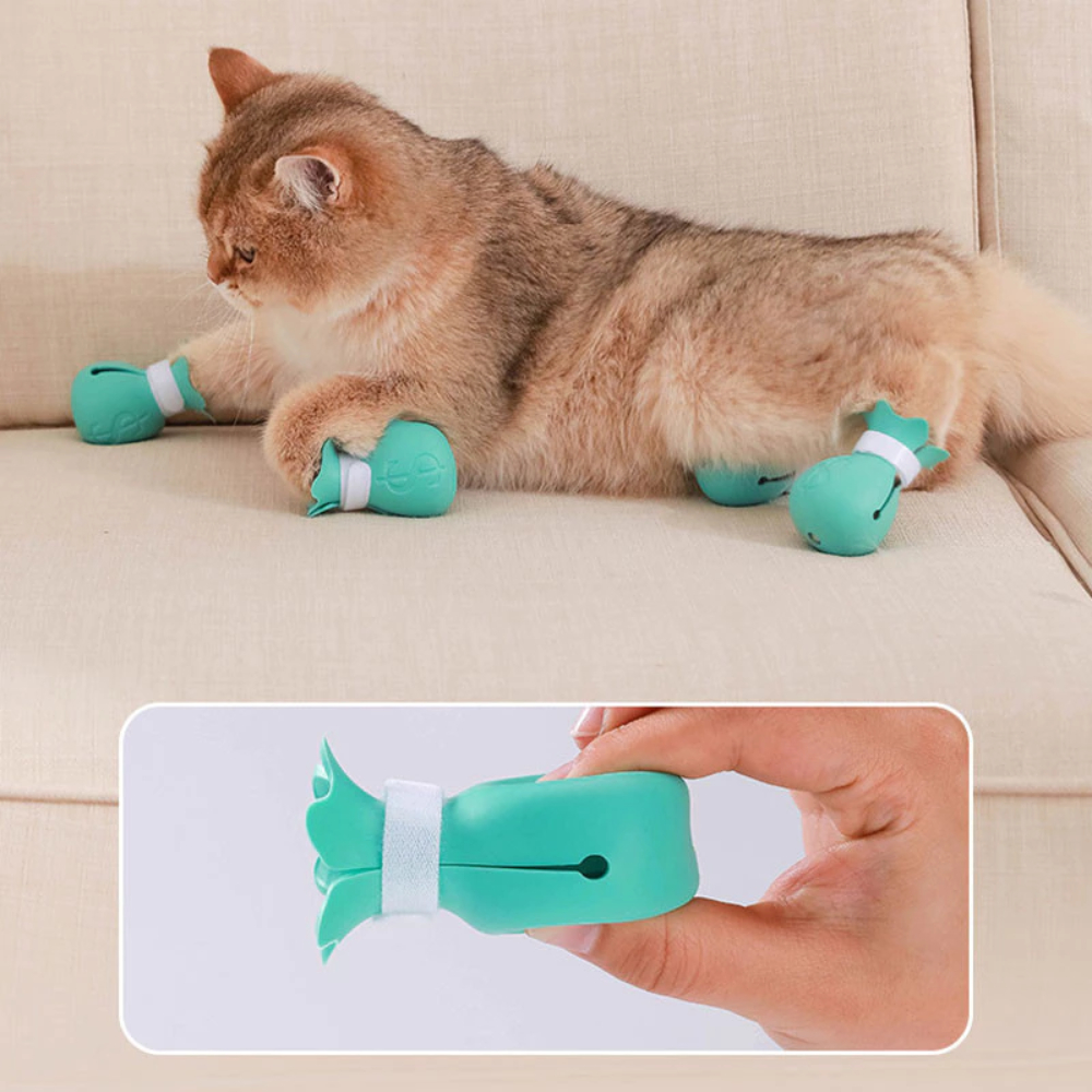 Kit 4 Sapato Pet Para Gato Protetor de Patas Botinha Para Cachorro Antiderrapante Itens  Para Cachorrode em Oferta na Shopee