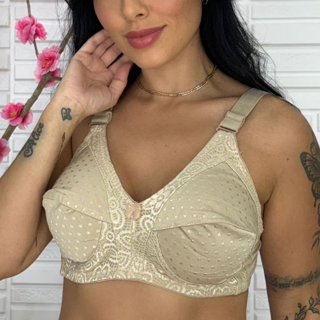 Sutiã Reforçado Cetinete Conforto Premium Plus Size Lingerie Moda Feminina em Oferta na Shopee