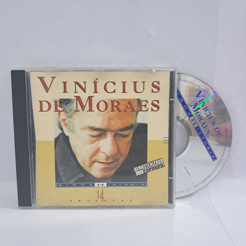 CD Vinícius de Moraes - Minha História / Remasterizado em digital