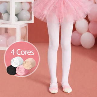 Combo até 3 Meia Calça Ballet Infantil fio 40 Branca Rosa Preta e Bege em Oferta na Shopee