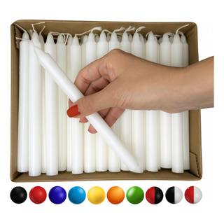 1 Kg Vela Branca Palito 18cm Atacado Fabrica Vela Grossa em Oferta na Shopee