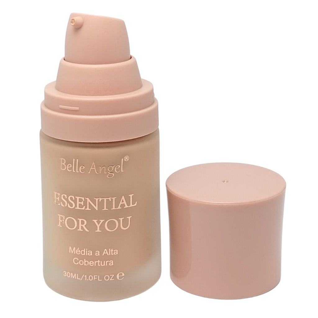 Base Essential For You Belle Angel – Base Líquida Média a Alta Cobertura | Lançamento B148 em Oferta na Shopee