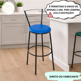 1 BANQUETA ALTA DE 3 ARAME AREA GOURMET BALCÃO em Oferta na Shopee